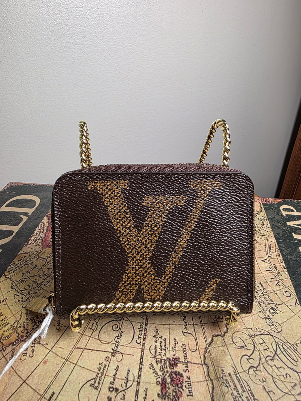 Louis Vuitton Reverse Monogram Zippy Compact Wallet