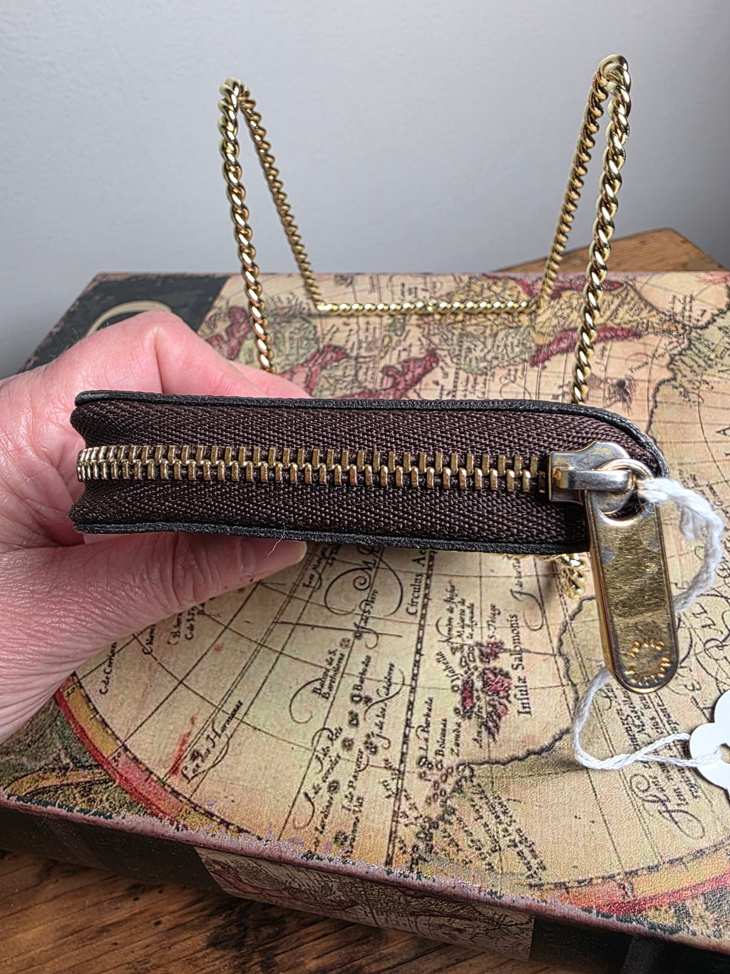 Louis Vuitton Reverse Monogram Zippy Compact Wallet