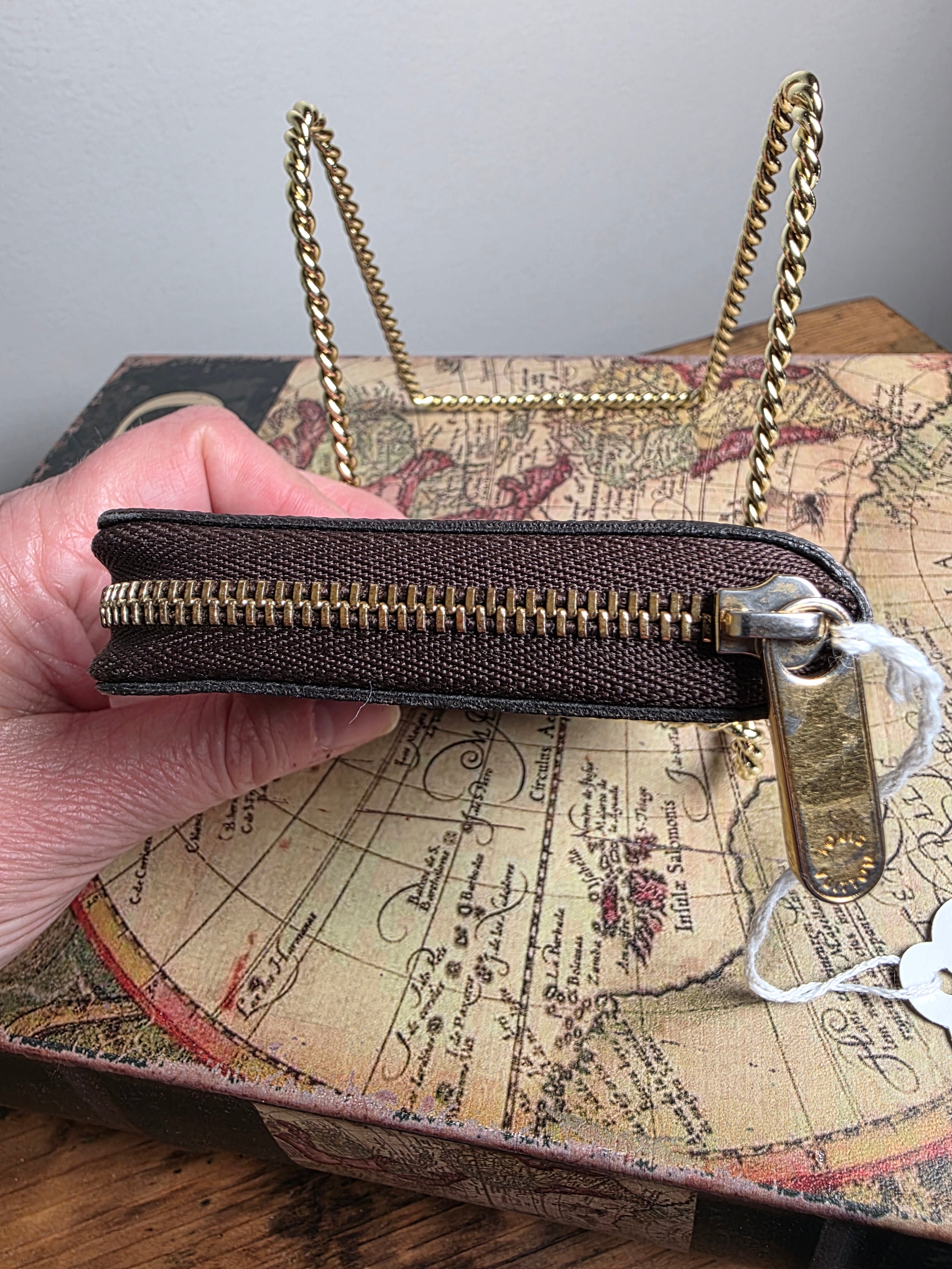 Louis Vuitton Reverse Monogram Zippy Compact Wallet