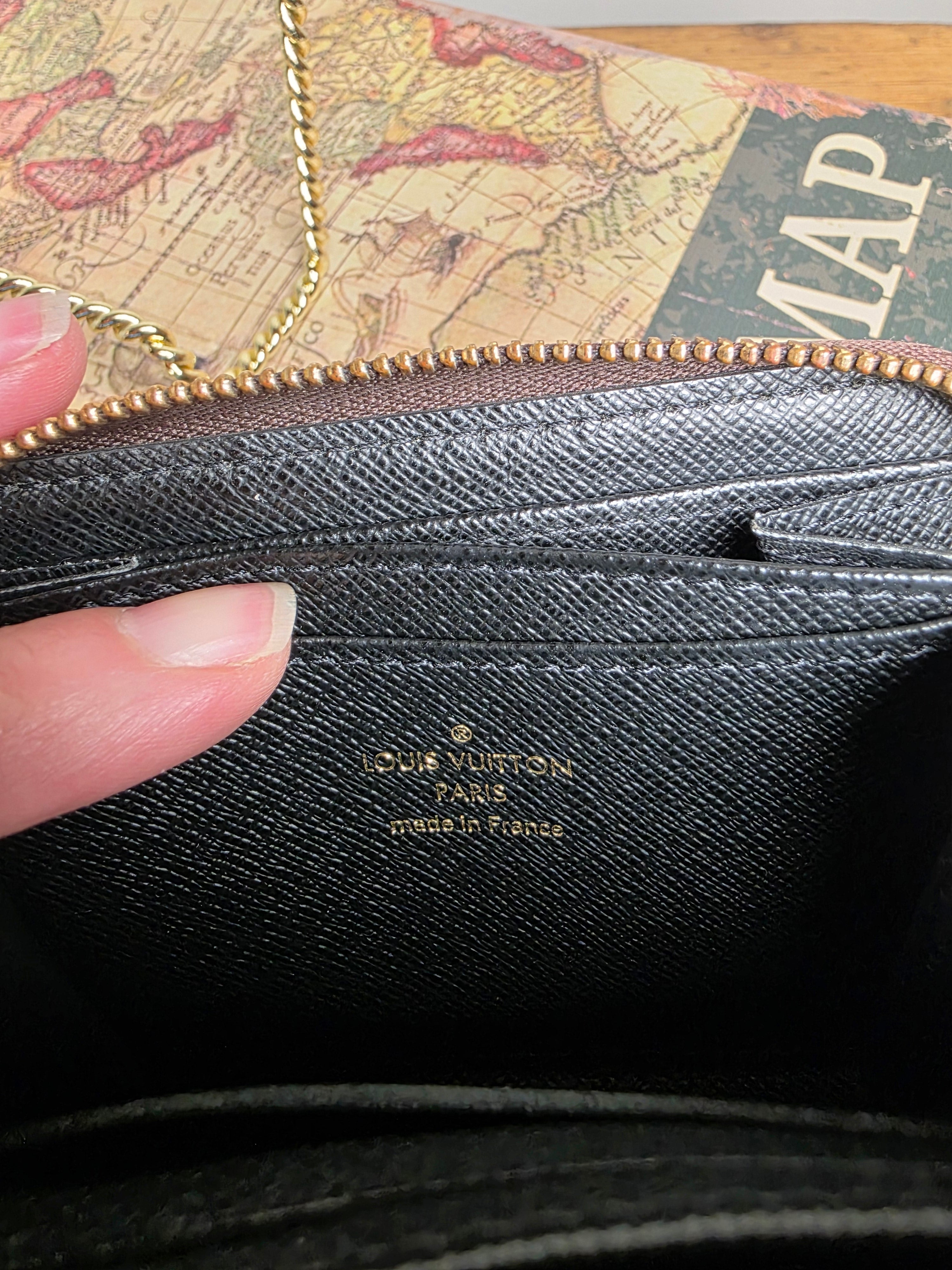 Louis Vuitton Reverse Monogram Zippy Compact Wallet