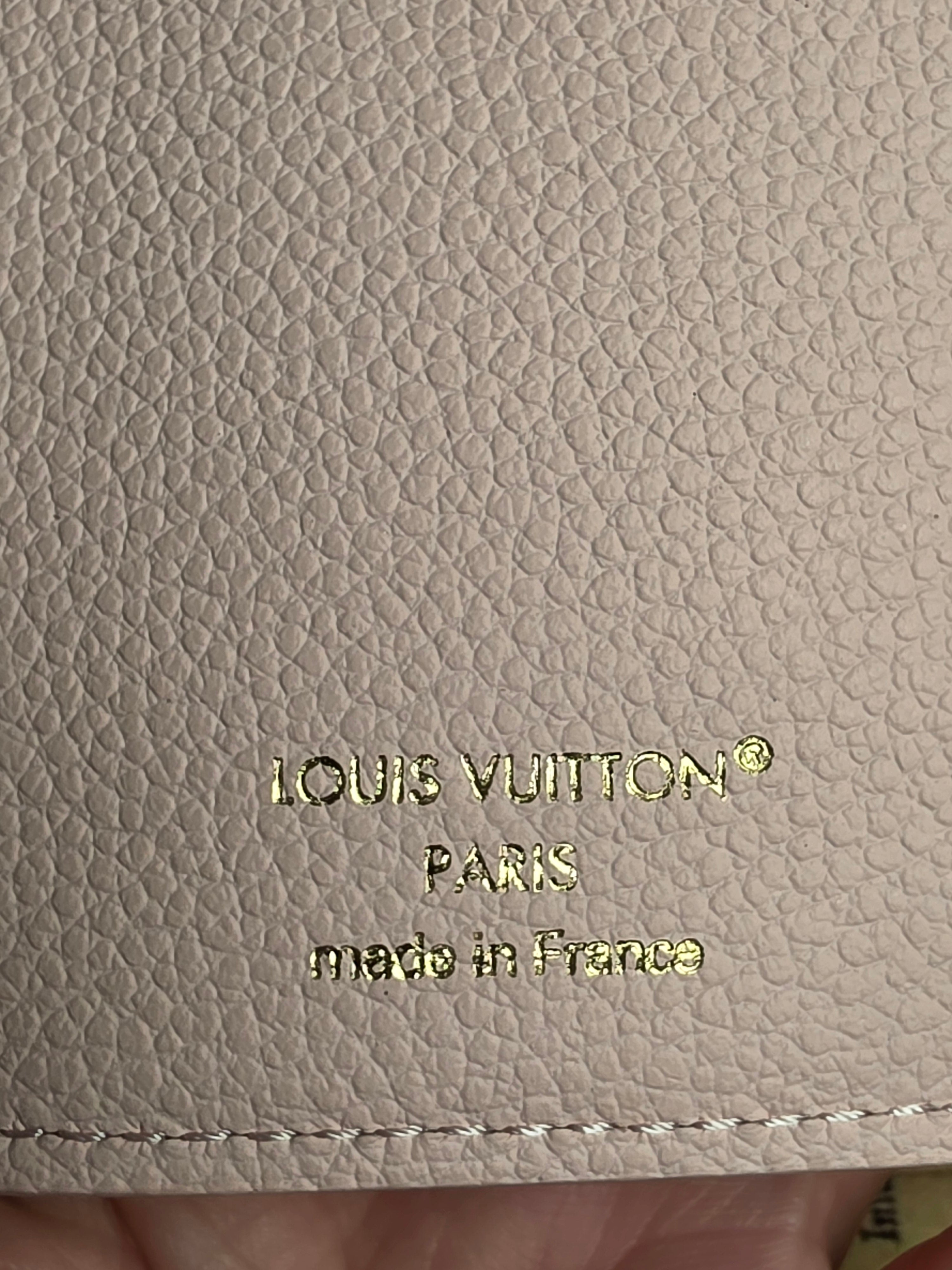 Louis Vuitton Trianon Rose White Victorine Compact Wallet