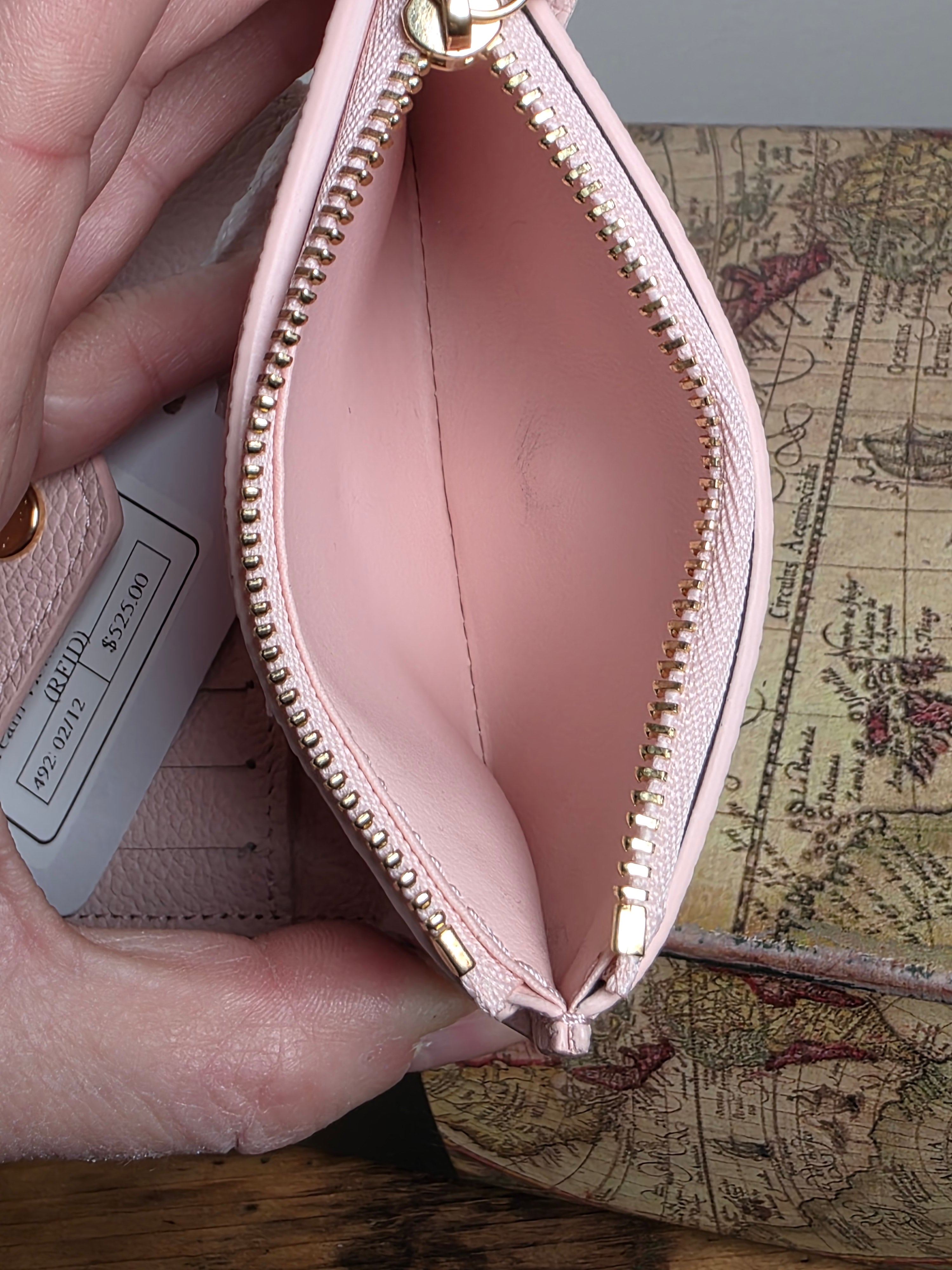 Louis Vuitton Trianon Rose White Victorine Compact Wallet