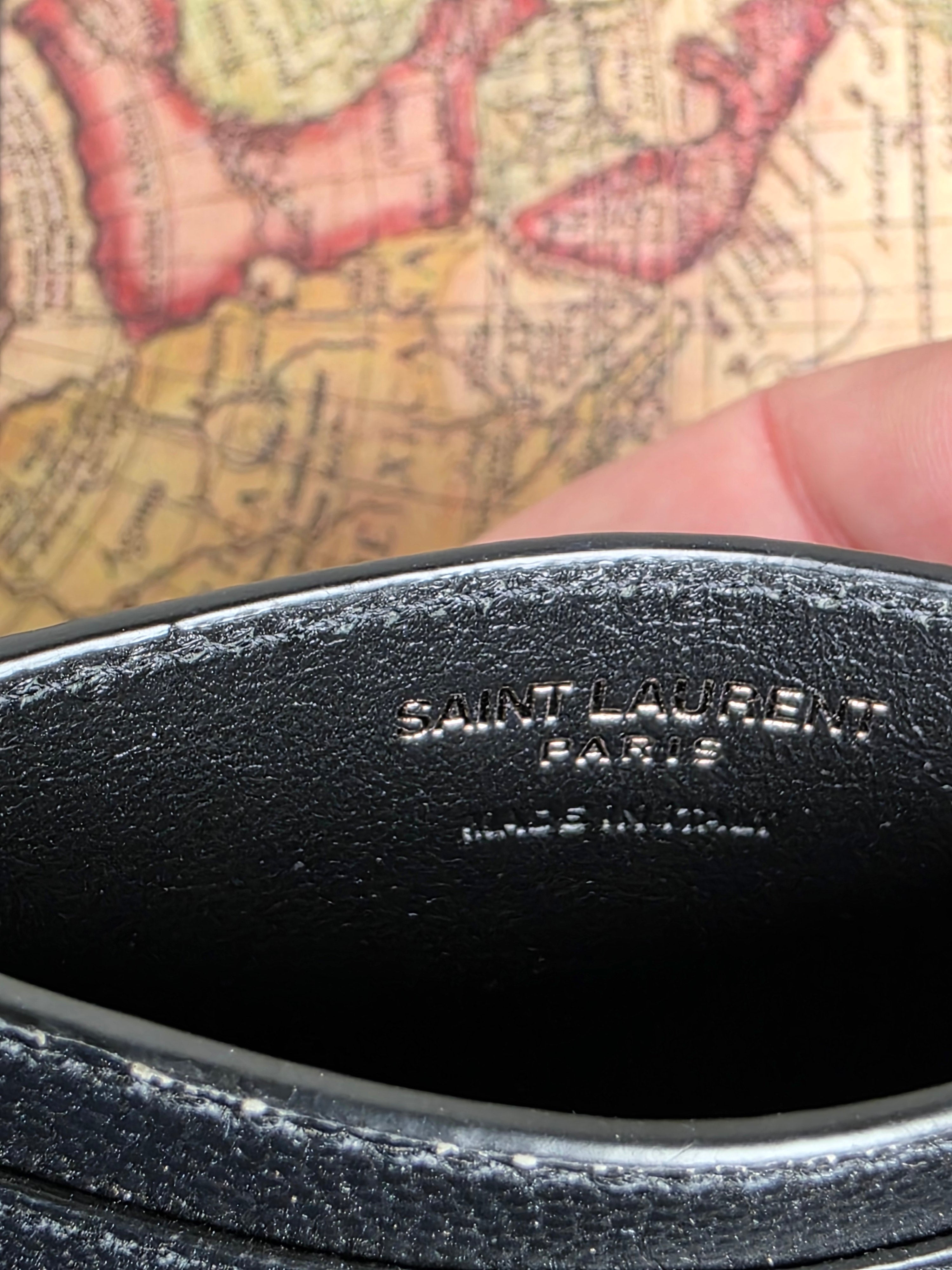 Saint Laurent Black on Black Card Case