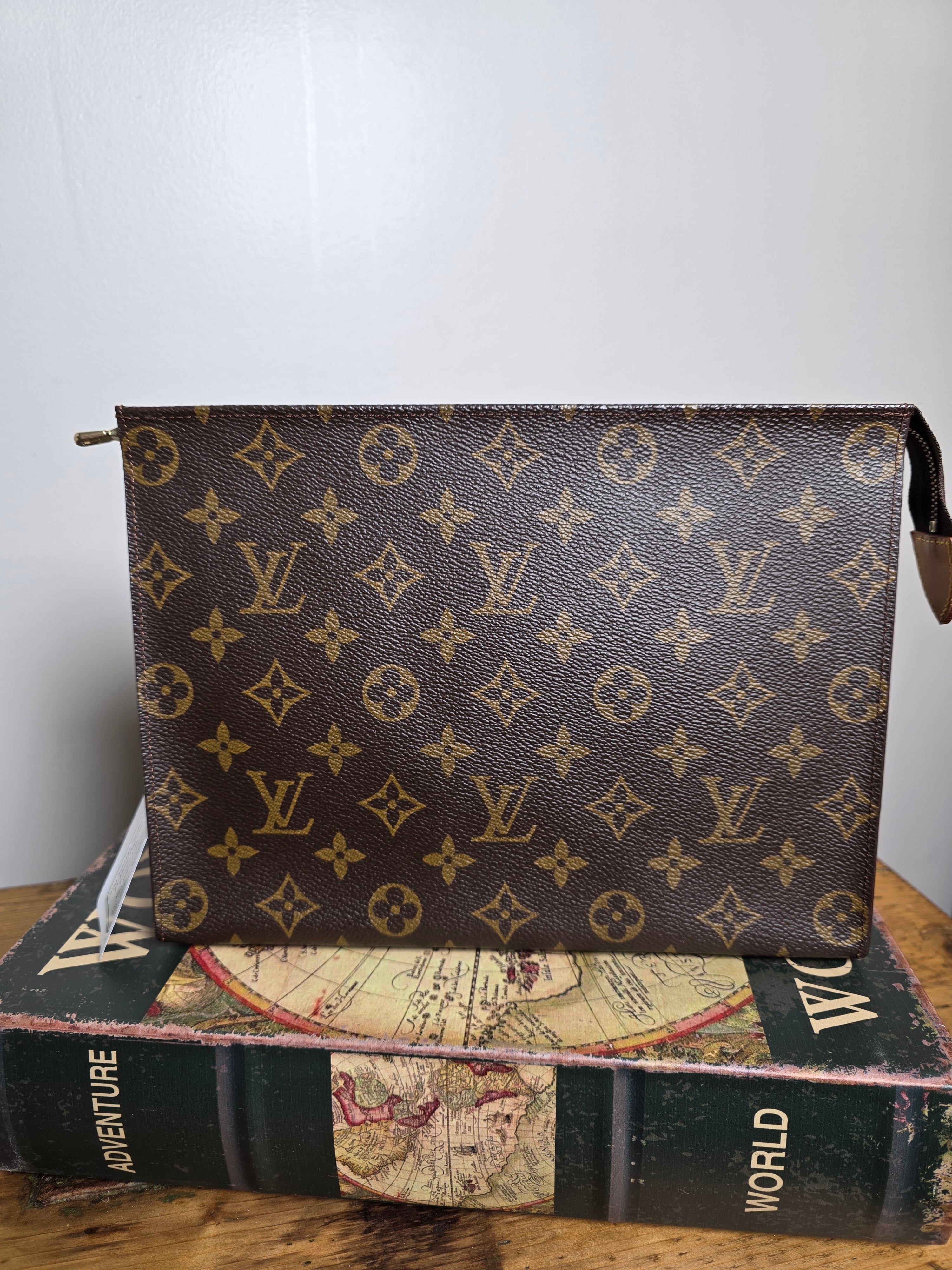 Louis Vuitton Monogram Pochette Toilette GM Size 26