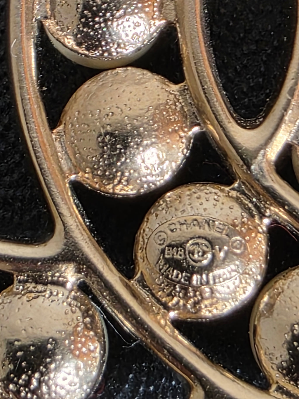 Chanel Pearl CC Brooch