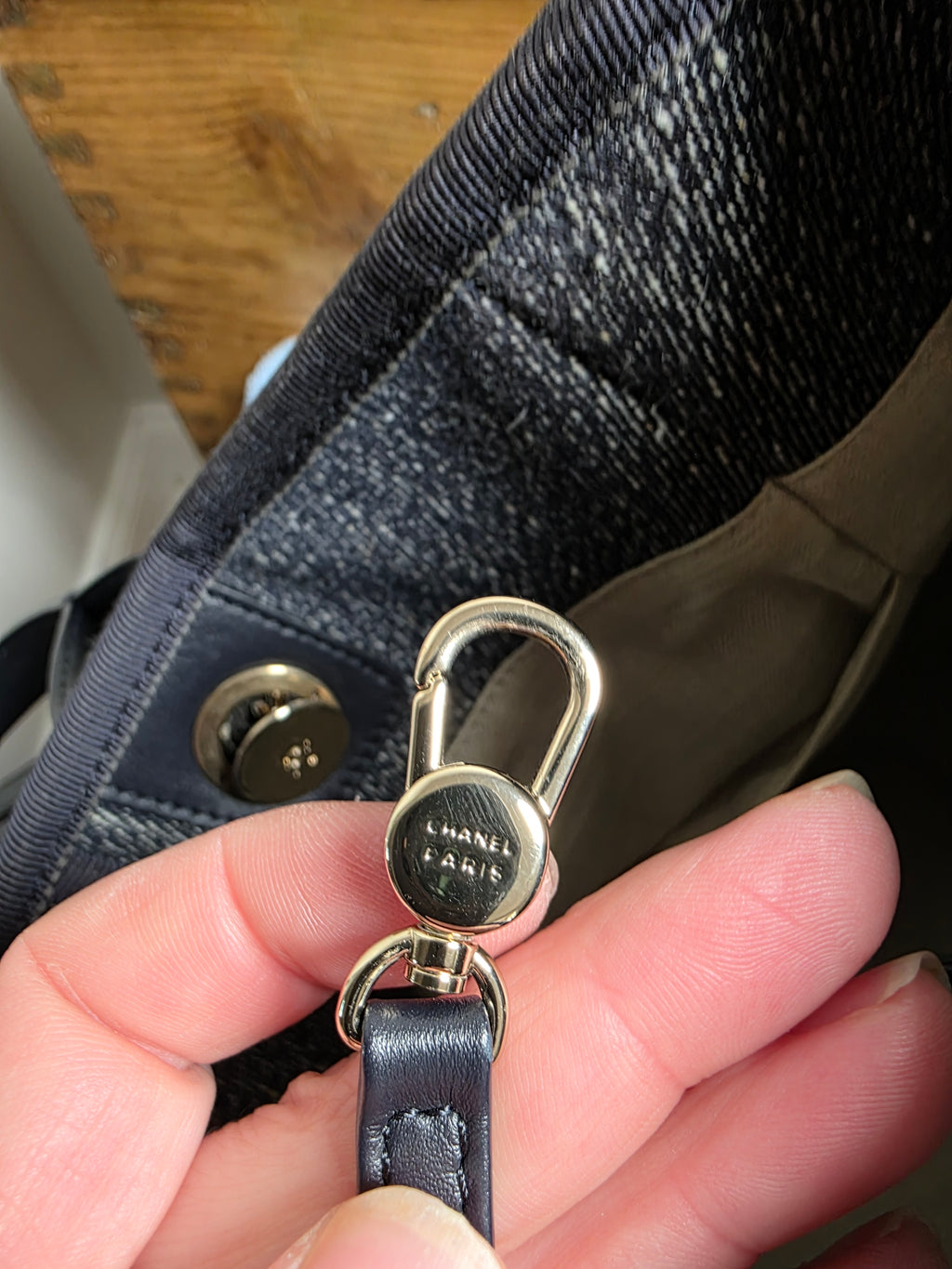 Chanel Deauville Dark Denim